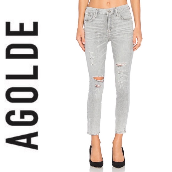 Agolde Denim - AGOLDE Sophie High Rise Crop Skinny Jeans EUC